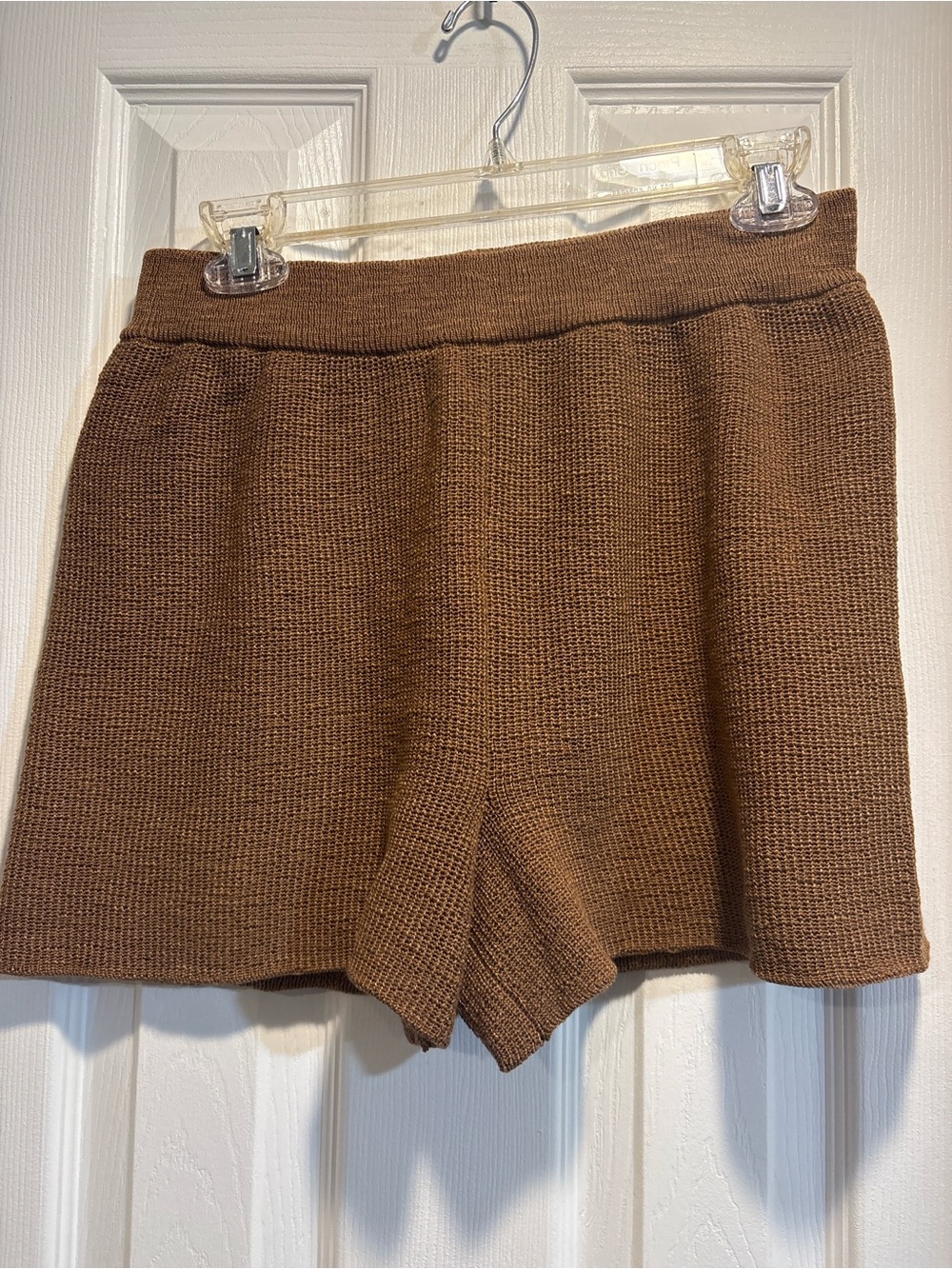 Zenana Outfitters Brown Knit Top Matching Shorts Medium NWOT - Picture 4 of 5